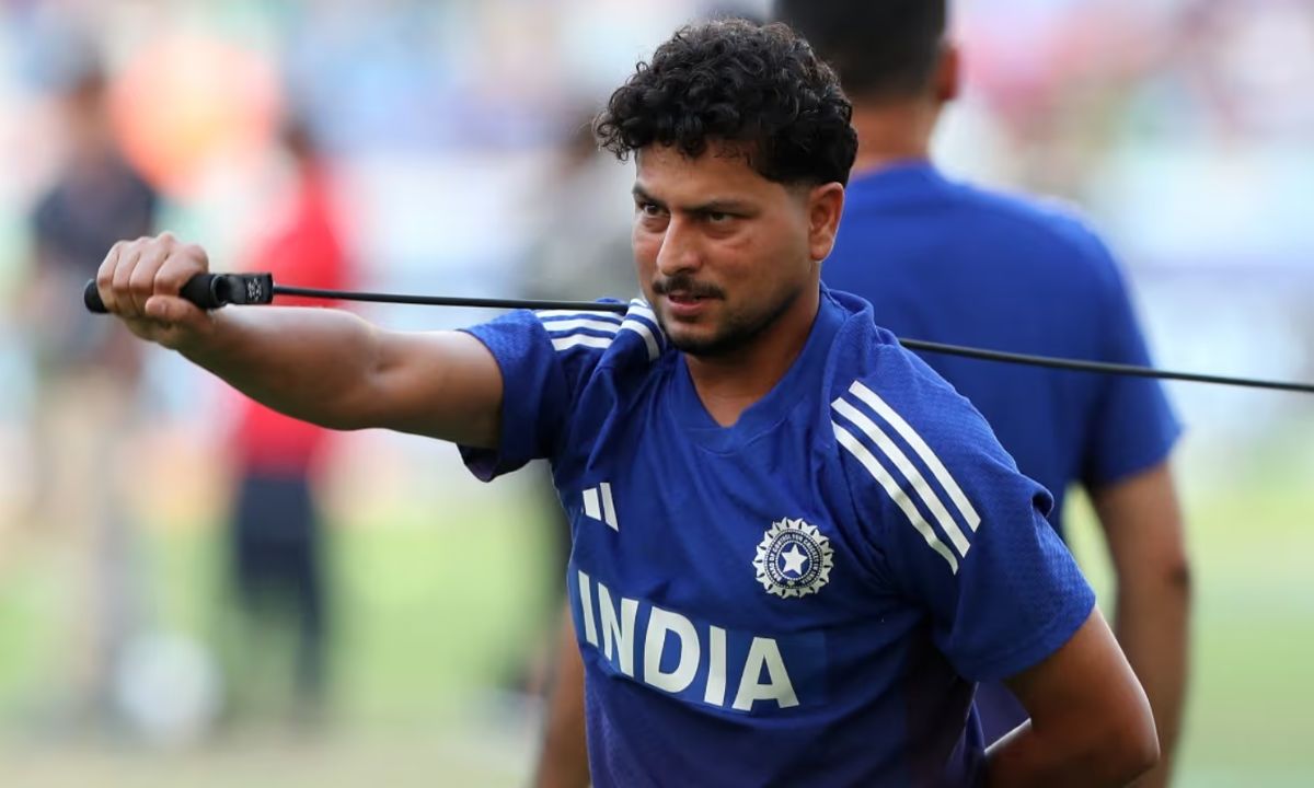 Kuldeep Yadav in 3rd ODI