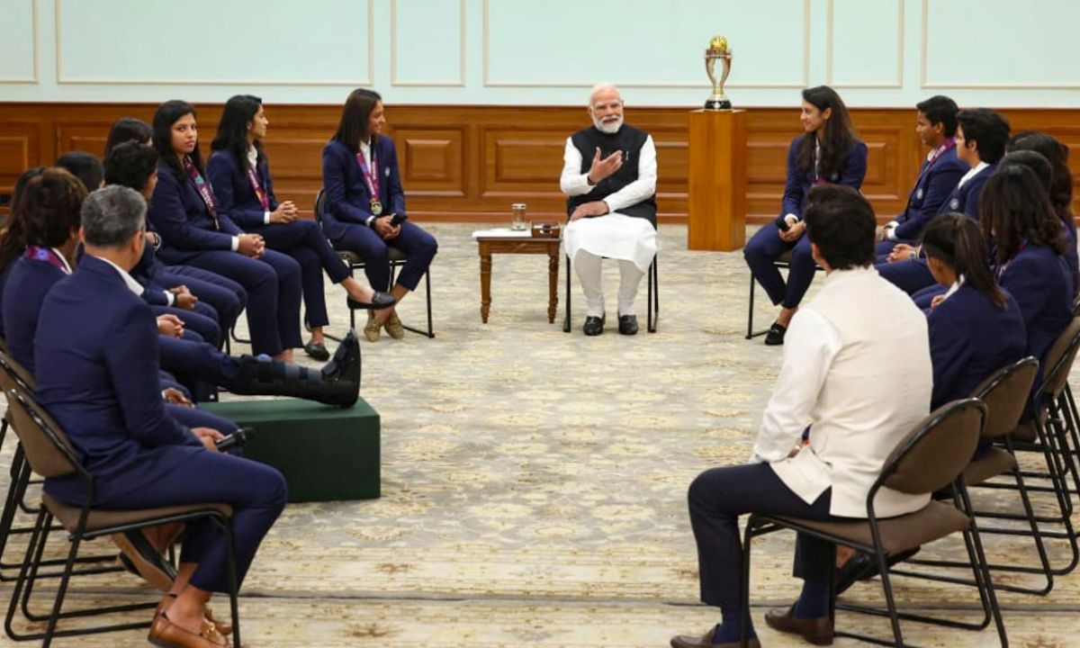 PM Modi Women Team Interaction Video