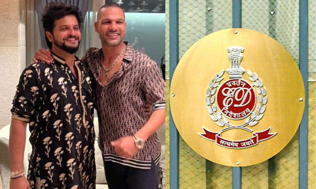 ED Raid at Shikhar Dhawan Suresh Raina