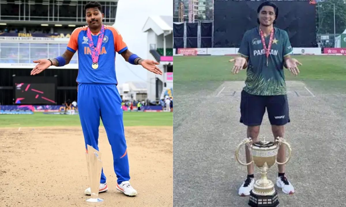 Muhammad Shehzad Copying Hardik Pandya