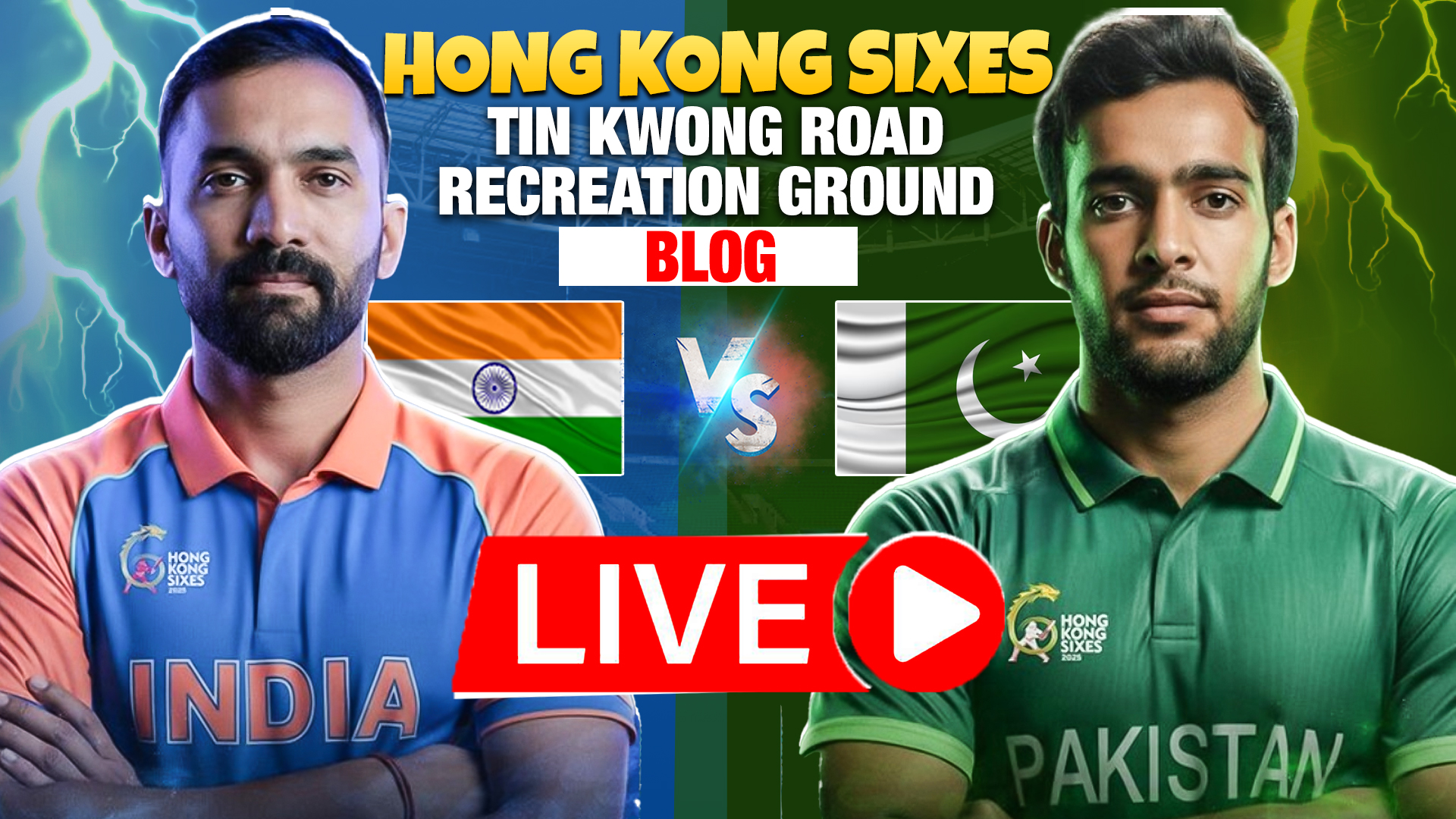 IND vs PAK LIVE Score Hong Kong Sixes