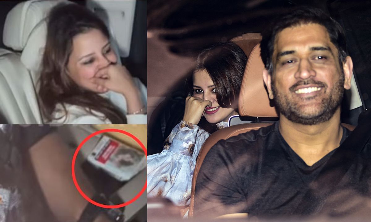 Sakshi Dhoni Spotted with Cigarette