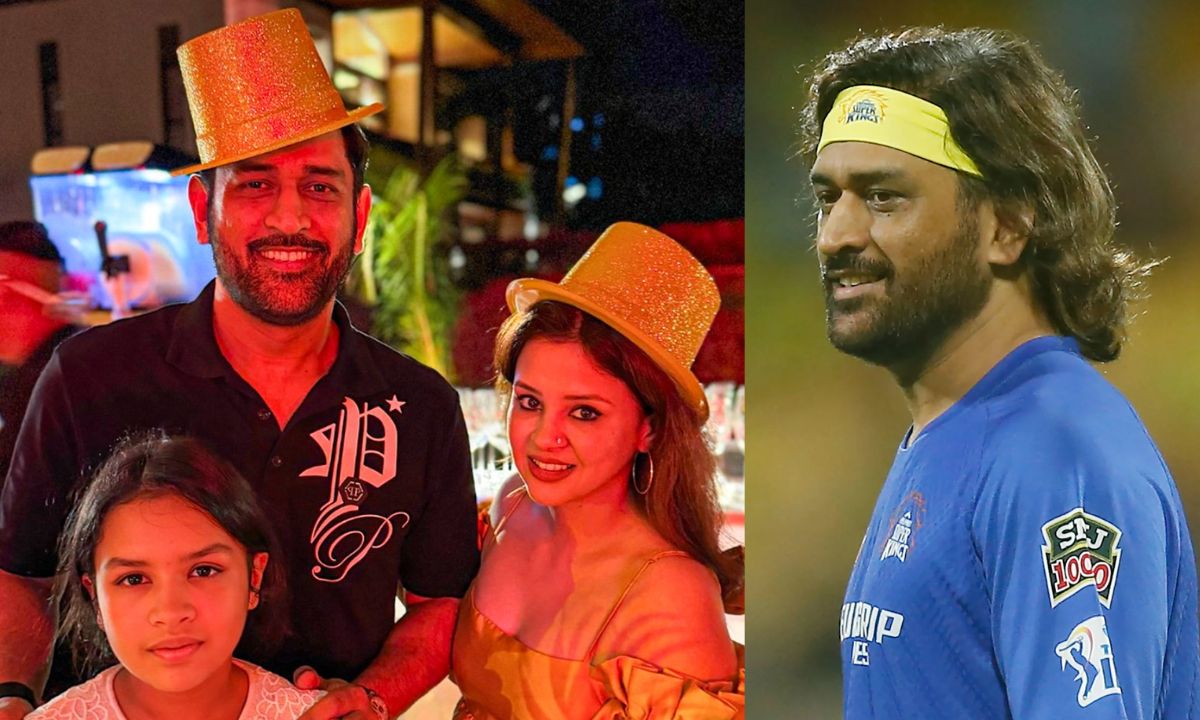 MS Dhoni celebrated New Year in Thailand