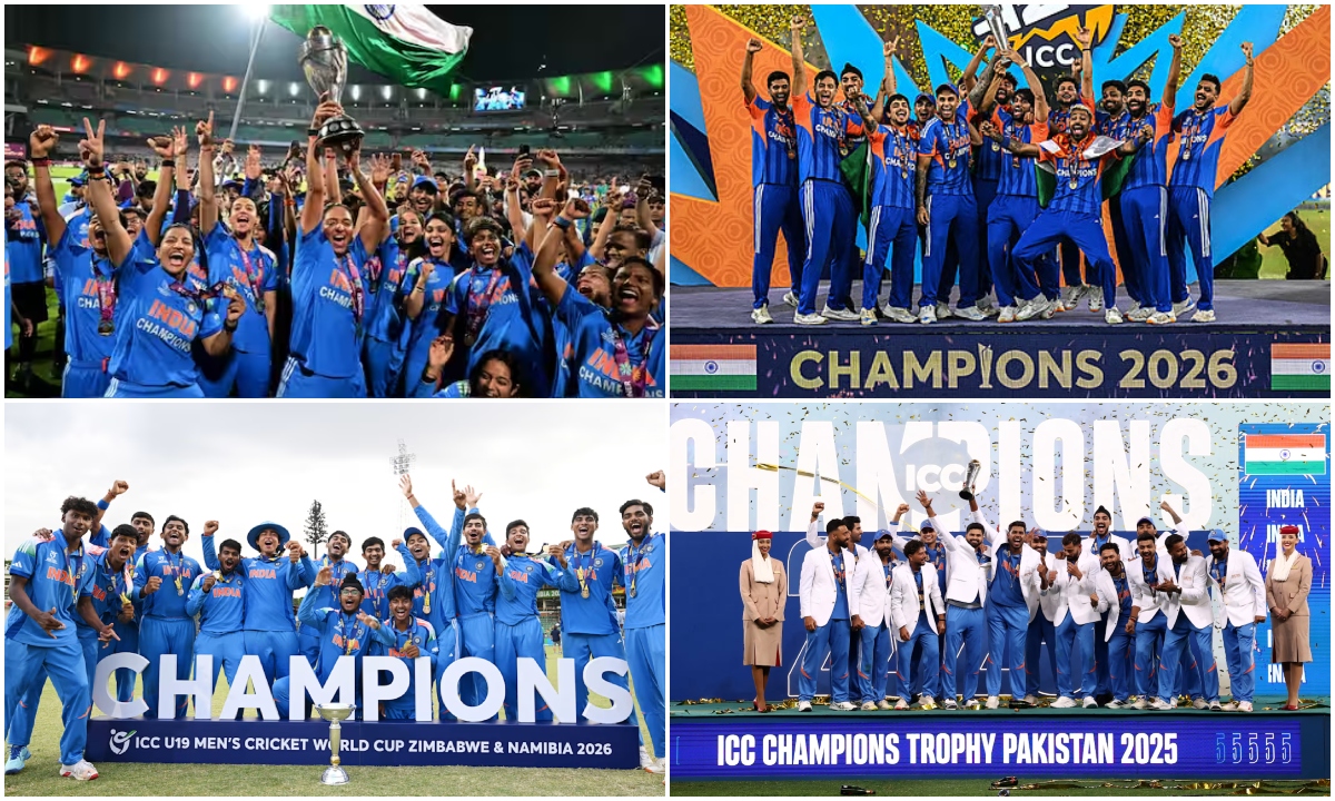 Team India 6 ICC Trophies