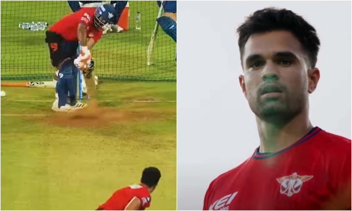 Arjun Tendulkar In Nets