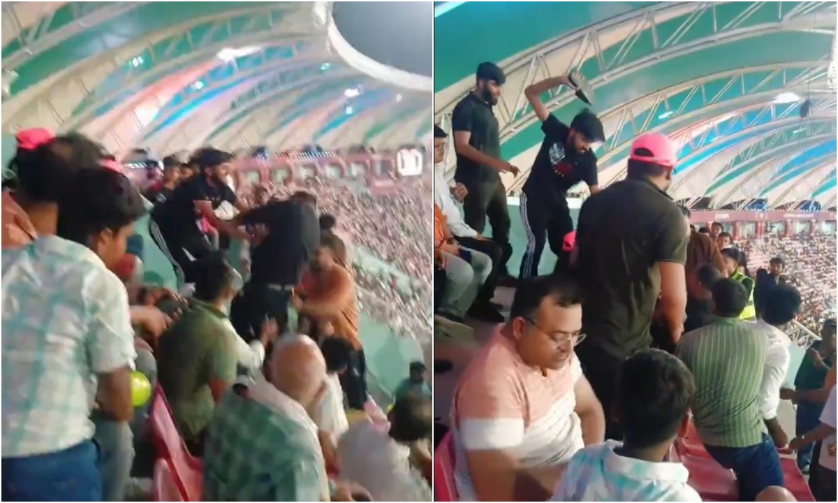 Fans Fight In LSG Vs RR Match