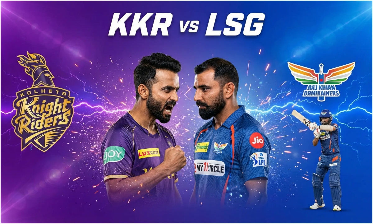 Game Plan Between KKR And LSG