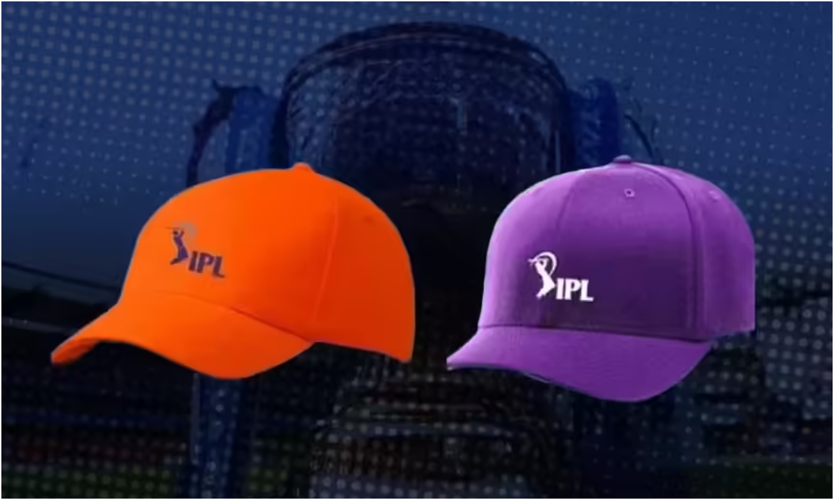 Orange And Purple Cap
