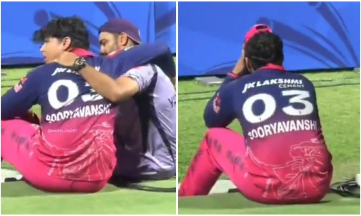 Vaibhav Sooryavanshi Crying