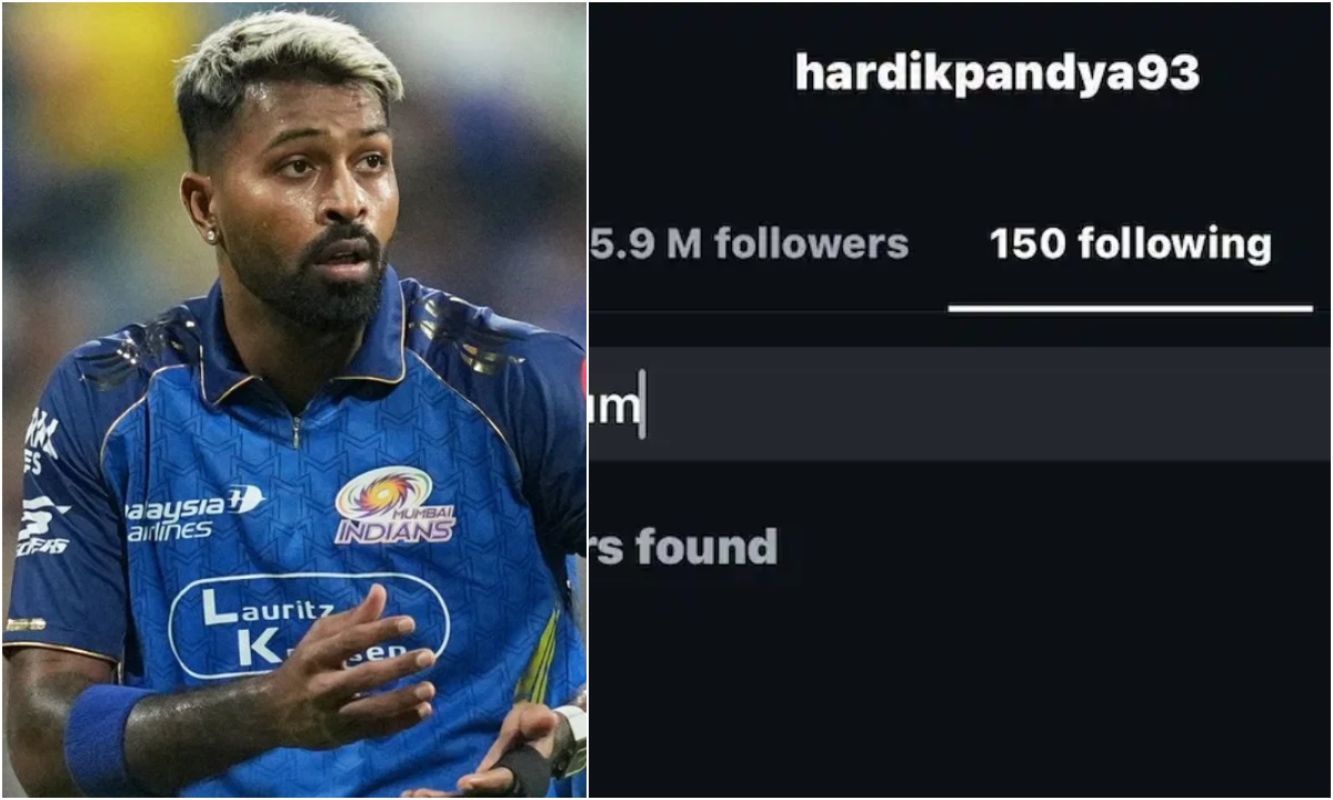 Hardik Pandya Unfollow MI
