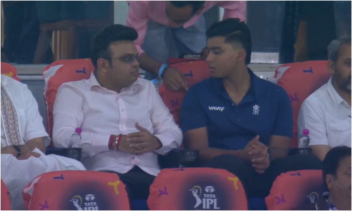 Vaibhav Sooryavanshi With Jay Shah