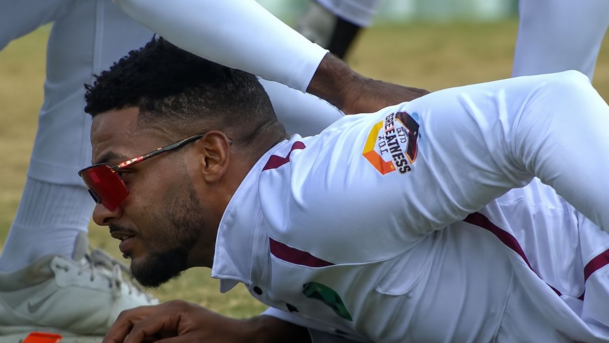 Accident in WI vs Pak Match