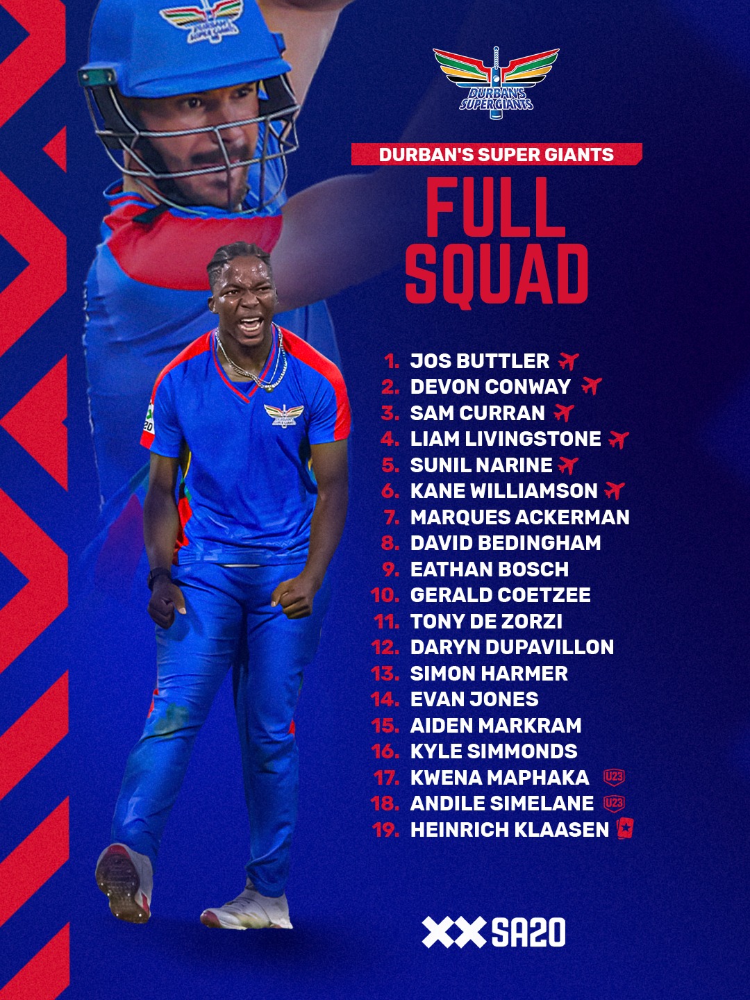 Durban's Super Giant Team